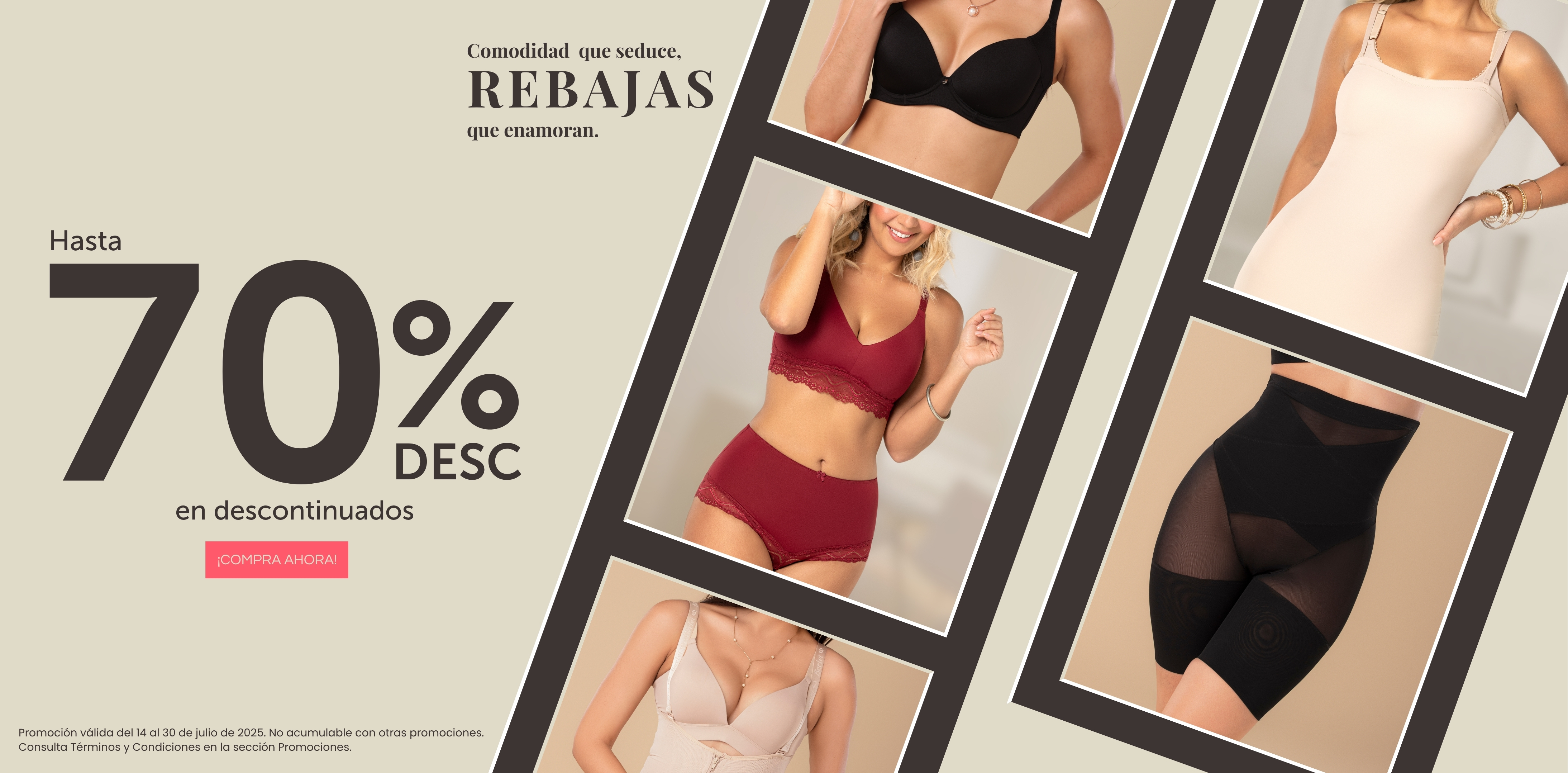 70% descontinuado